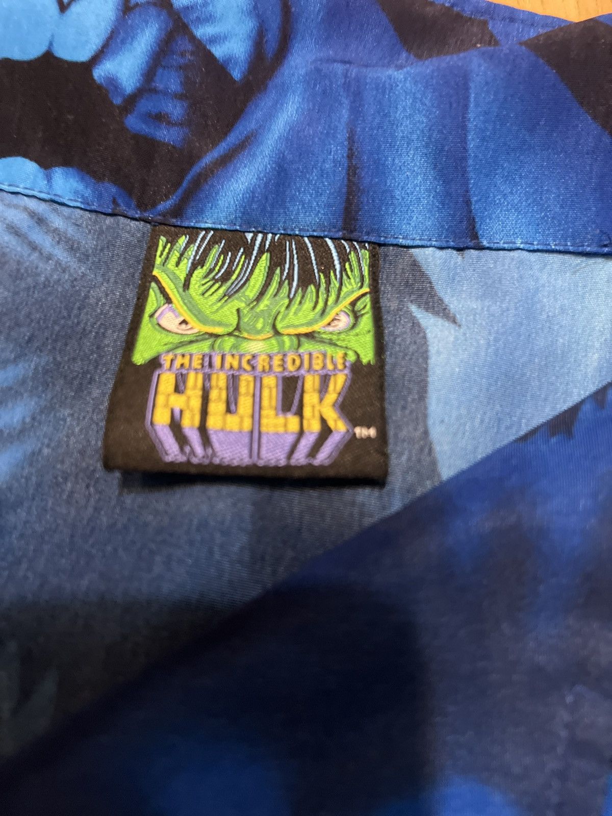 Vintage Incredible Hulk Button Up Size US XL / EU 56 / 4 - 3 Thumbnail