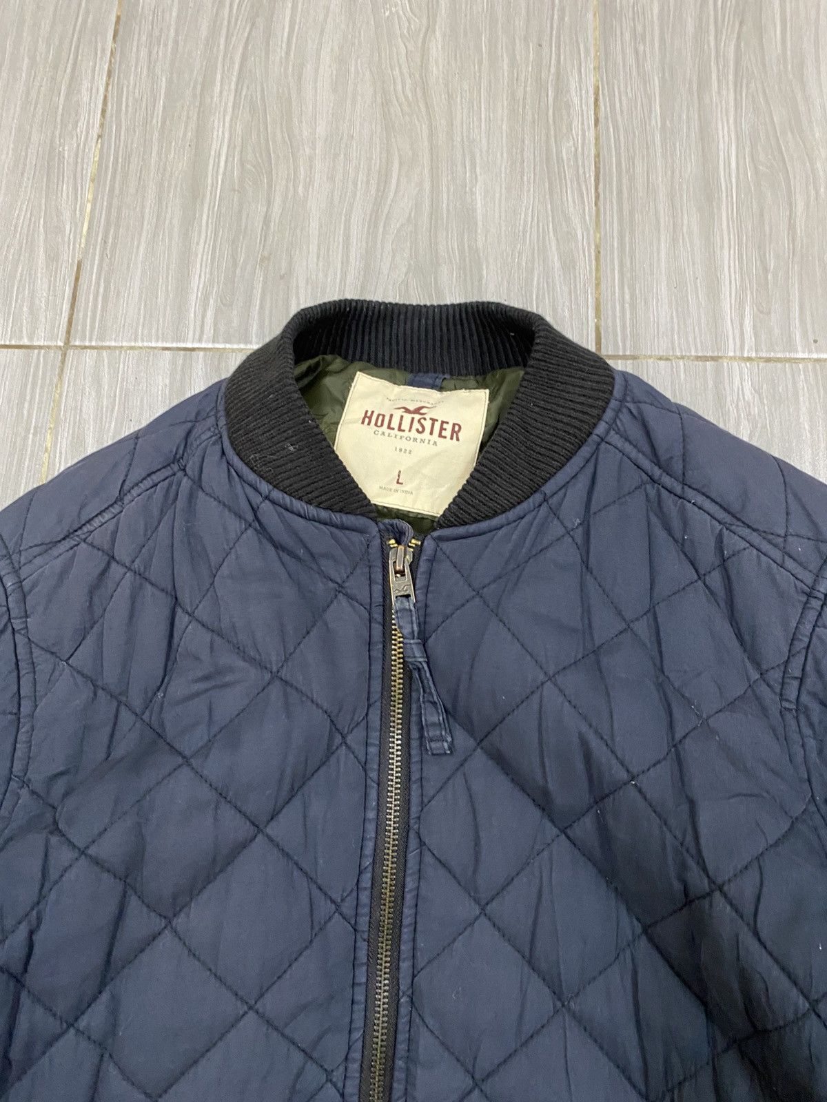Hollister Vtg Hollister Bomber Quilted Jacket Size US L / EU 52-54 / 3 - 7 Thumbnail