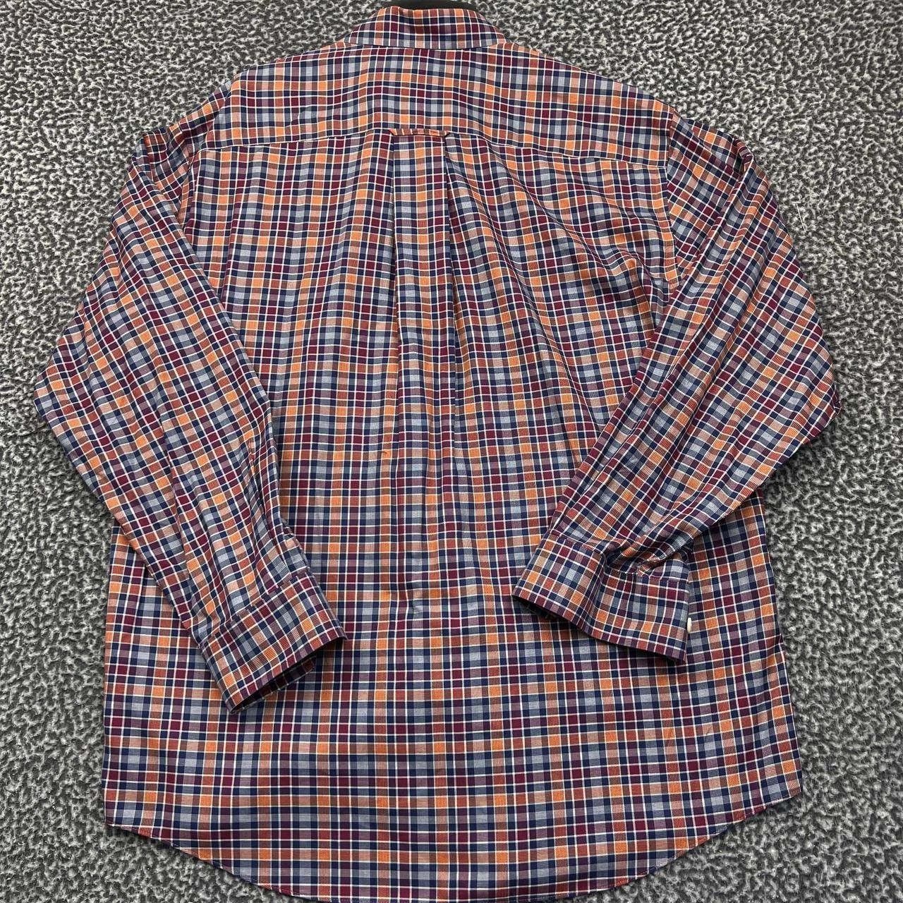 Orvis Orvis Button Down Shirt Men Orange Plaid Collared Cotton L Size US L / EU 52-54 / 3 - 2 Thumbnail