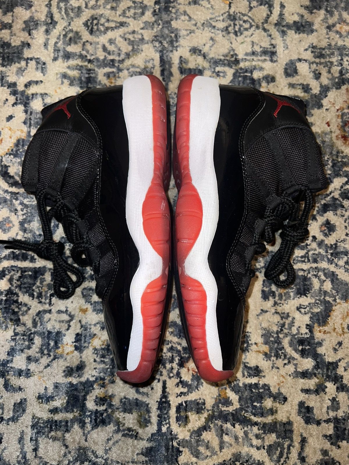 Jordan Brand × Nike Air Jordan Retro 11 Playoff Bred 2019 Sz 5.5Y Size US 5.5 / EU 38 - 1 Thumbnail