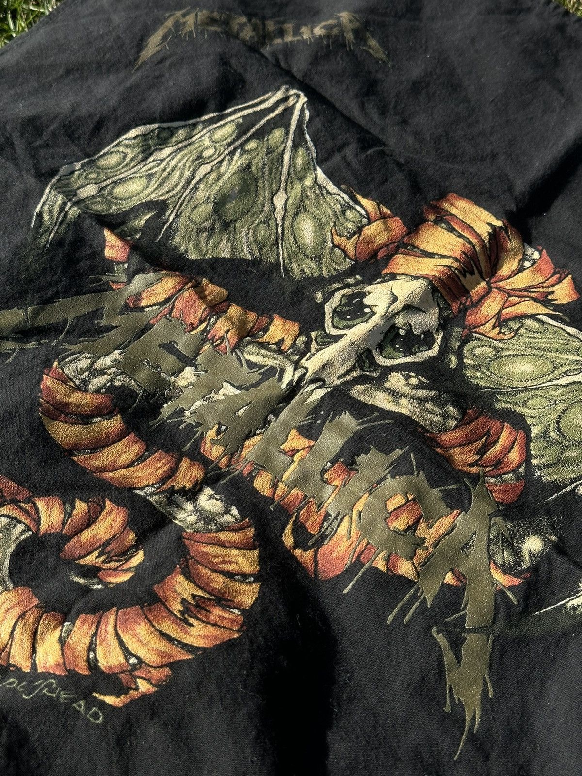 Vintage Vintage Vintage 1992 Metallica Pushead Bandana Scarf Size ONE SIZE - 2 Thumbnail
