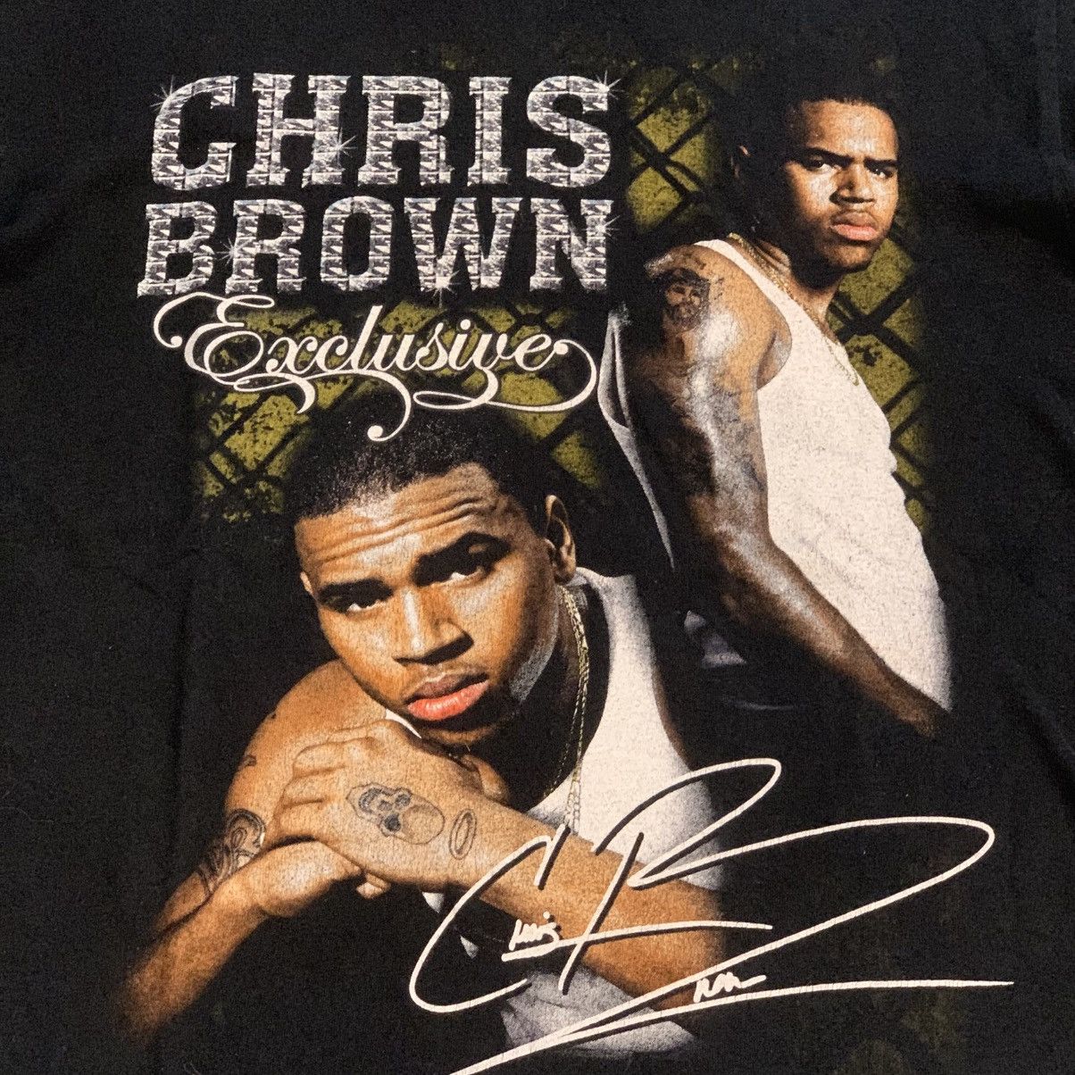 Rap Tees VINTAGE Y2K CHRIS BROWN 2007 EXCLUSIVE TOUR MERCH TEE Size US M / EU 48-50 / 2 - 3 Thumbnail