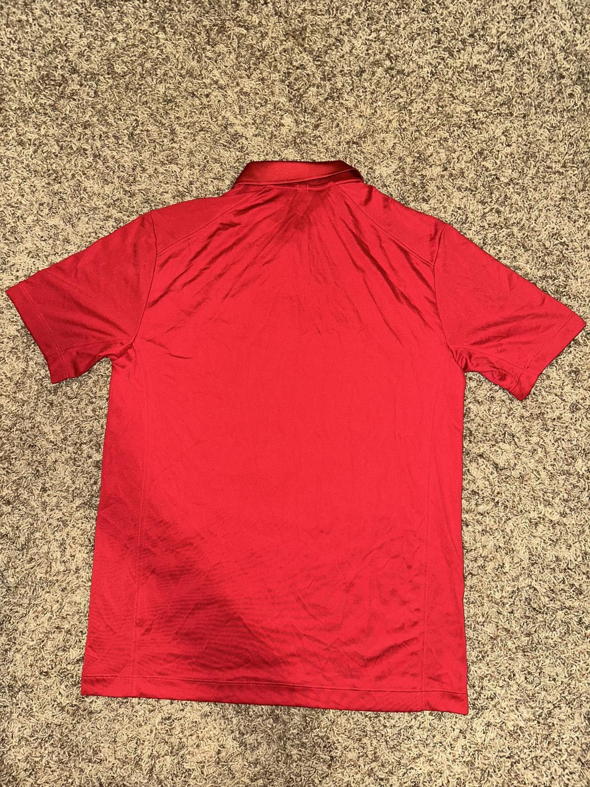 Nike Nike Men’s Golf Tour Performance Dri-Fit Short Sleeve Red Polo Shirt Size US M / EU 48-50 / 2 - 7 Thumbnail