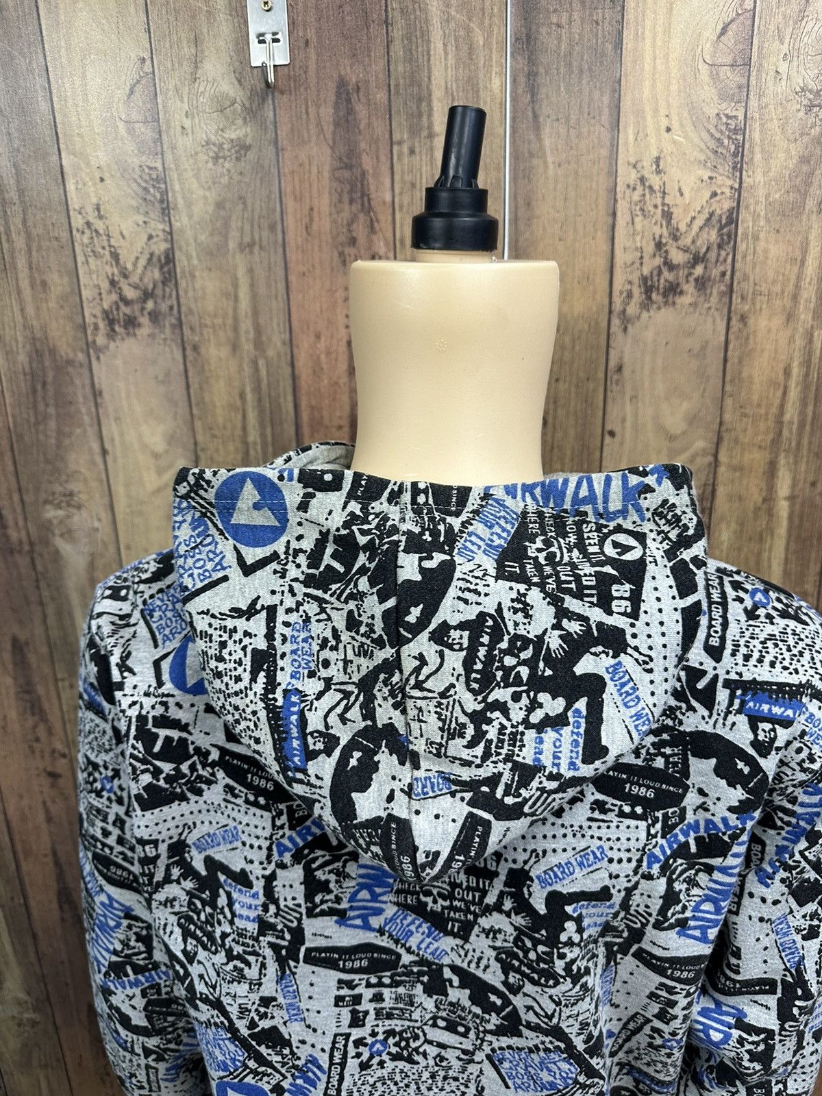 Airwalk × Vintage Vintage Airwalk Overprint Zipper Hoodie Z49 Size US M / EU 48-50 / 2 - 5 Thumbnail