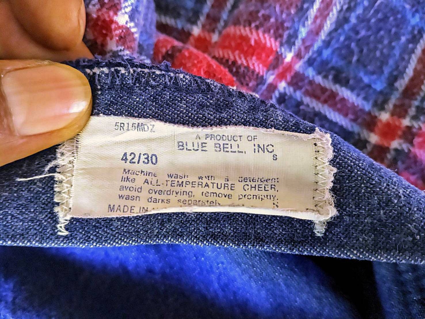 Wrangler Vintage - Big Ben by Wrangler - Denim Dungaree Blanket Lined Size US 42 / EU 58 - 6 Thumbnail