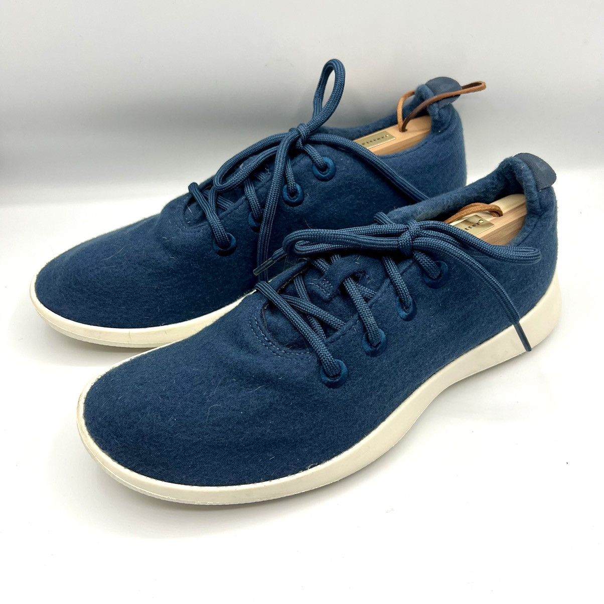 Allbirds Allbirds Merino Wool Runners Blue Comfort Walking Shoes Size US 10 / EU 43 - 1 Thumbnail