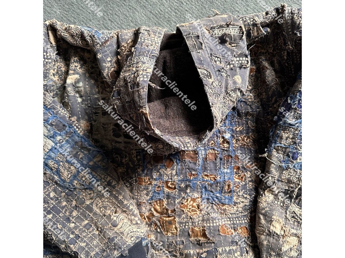 Kapital Kapital Multi-Boro Black Blue Mix Hooded Jacket Size US XL / EU 56 / 4 - 5 Thumbnail