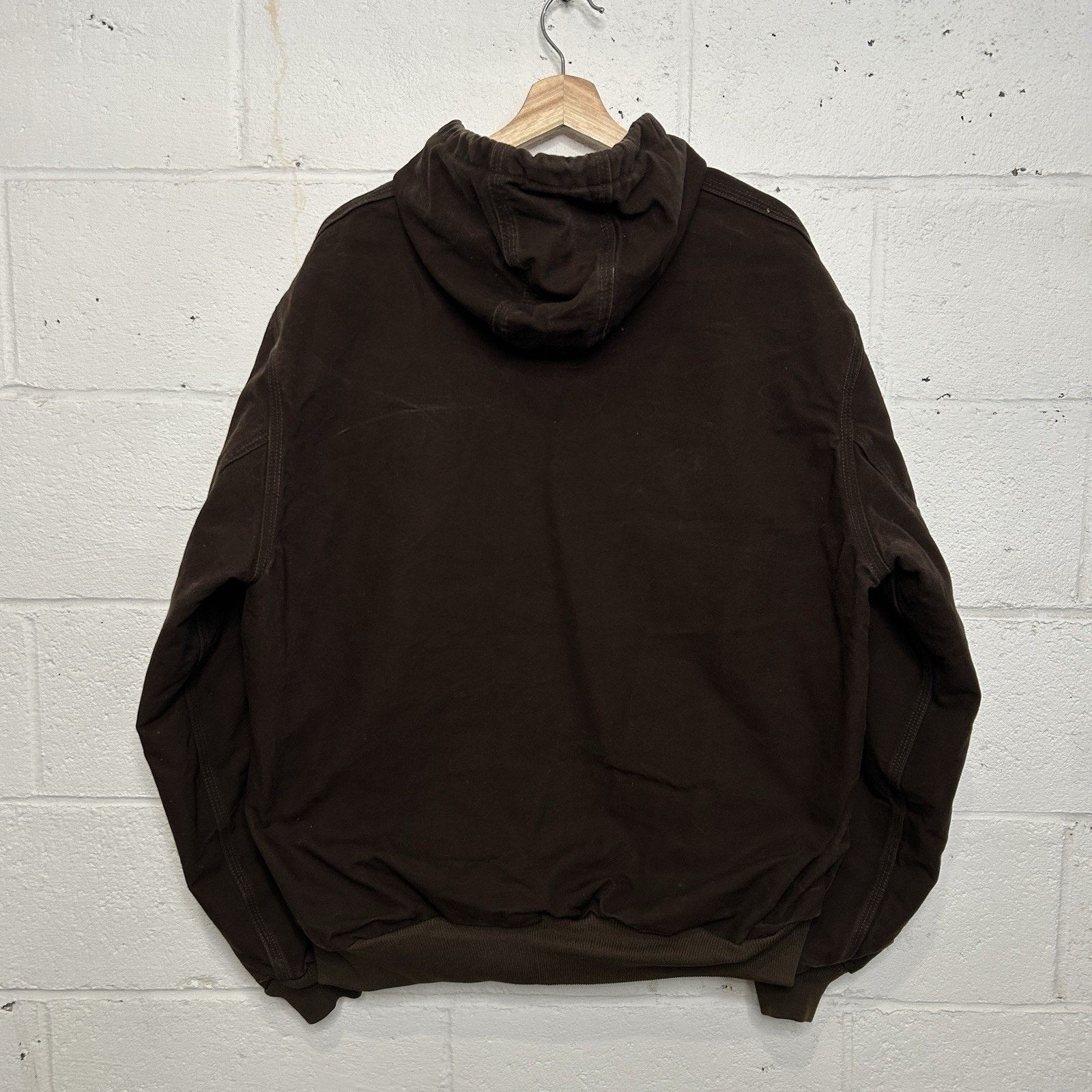 Carhartt Vintage Carhartt Fleece-Lined Hooded Jacket “Dark Brown” Size US XL / EU 56 / 4 - 2 Thumbnail
