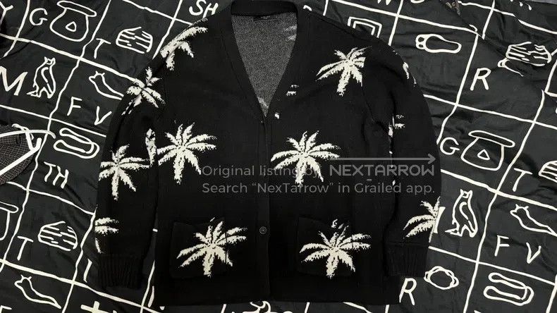 Amiri Amiri Coconut Tree Cardigan Size US M / EU 48-50 / 2 - 6 Thumbnail