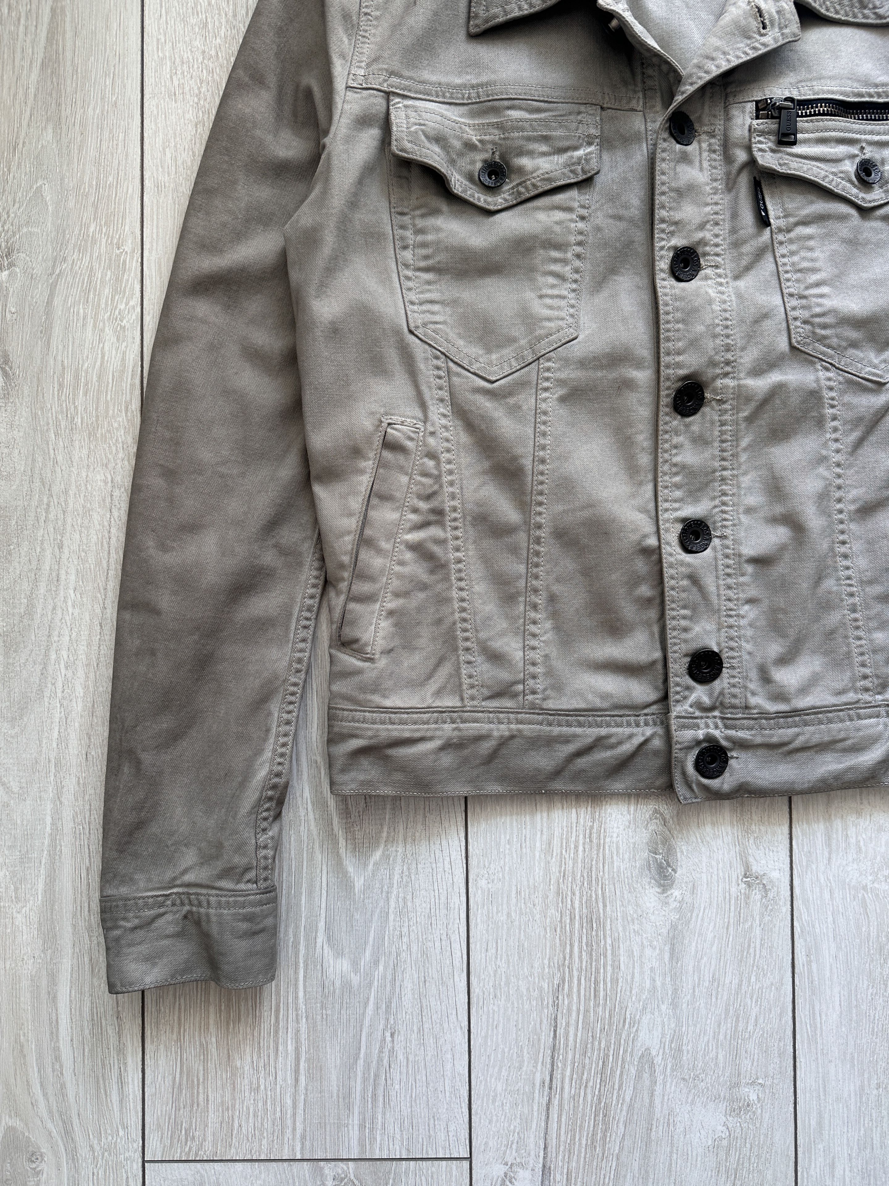 Guess Guess Gray Denim Jacket Size US XS / EU 42 / 0 - 4 Thumbnail