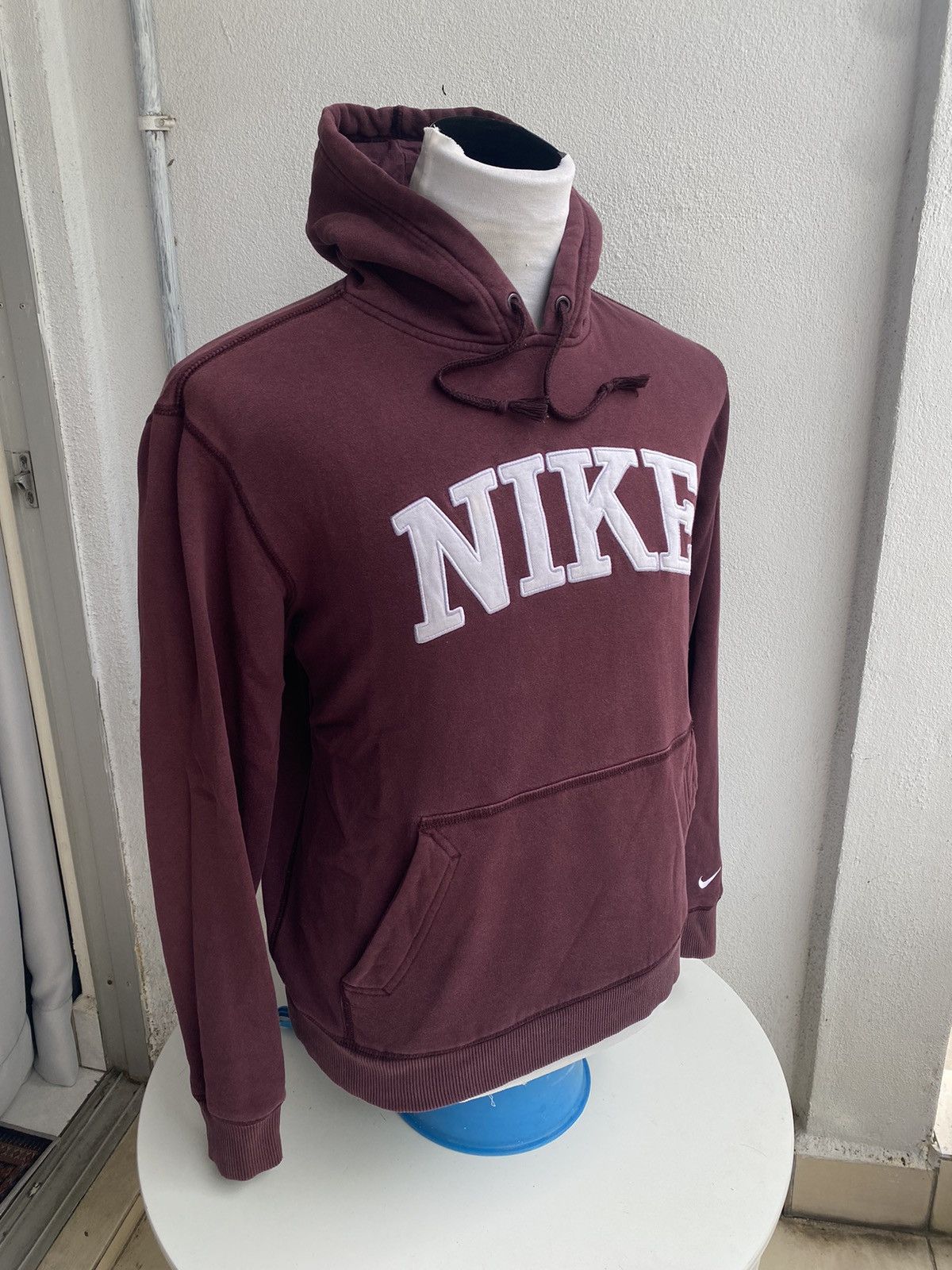 Nike × Vintage Vintage Nike Hoodie Spell Out Size US L / EU 52-54 / 3 - 2 Thumbnail