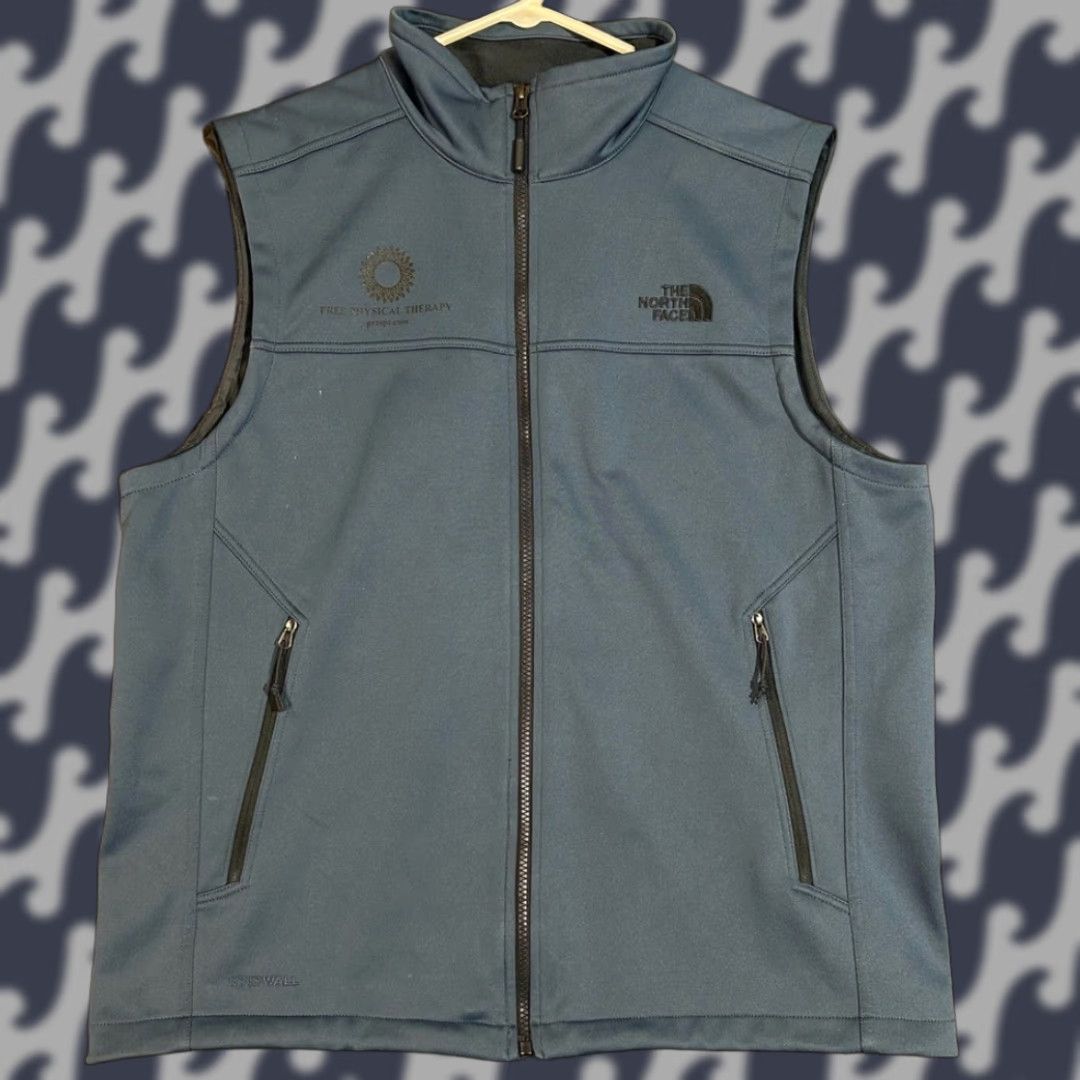 The North Face The North Face Vest Blue Full Zip Zip Pocket Men L Regular Size Large Size US L / EU 52-54 / 3 - 1 Thumbnail