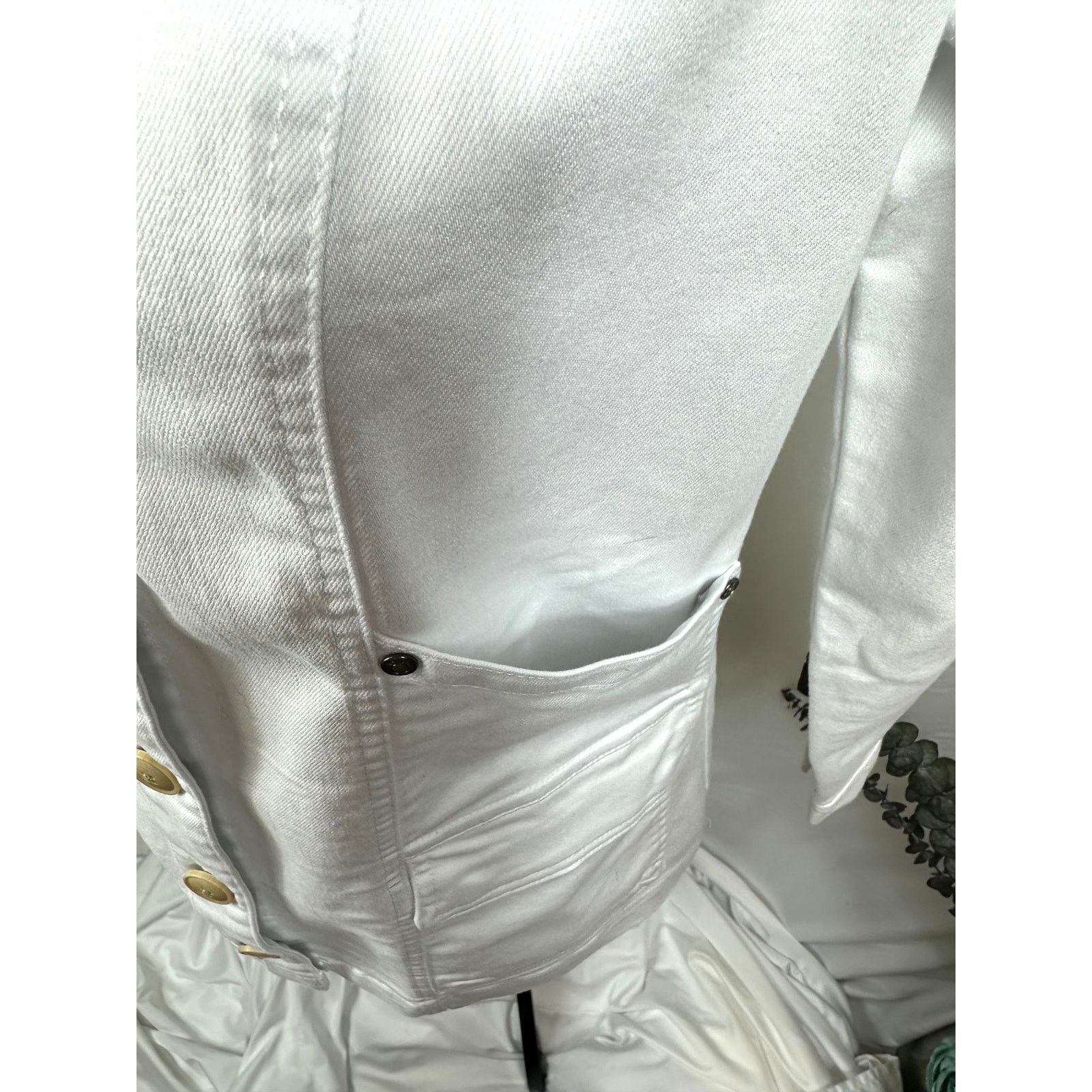 Other Anybody Stretch Twill Utility Jacket Crisp White XS Size XS / US 0-2 / IT 36-38 - 5 Thumbnail