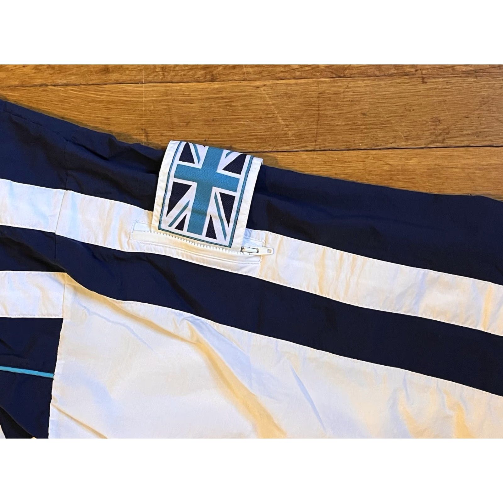 Reebok VINTAGE Reebok Tennis Courts In Session Jacket Men’s XXL White Blue Stripe 90s Size US XXL / EU 58 / 5 - 3 Thumbnail