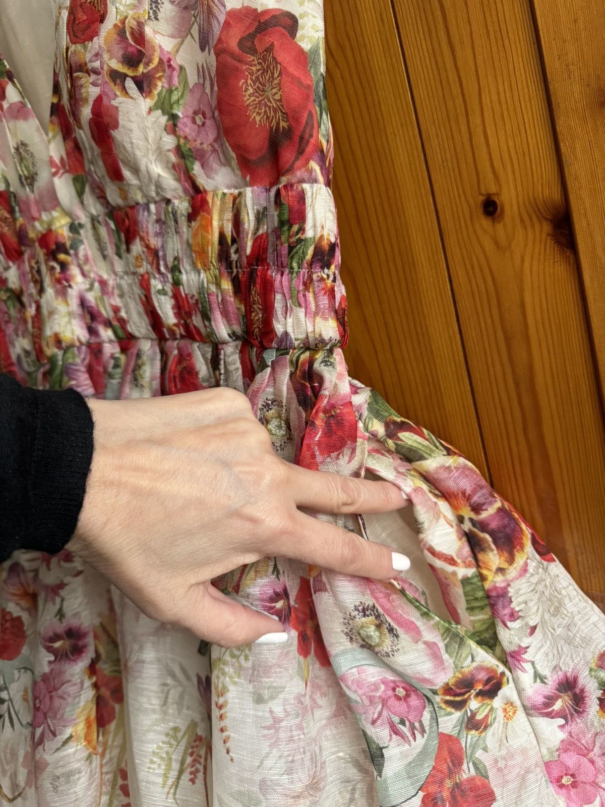 Zimmermann New Zimmermann floral dress, linen blend silk, size 3 Size XL / US 12-14 / IT 48-50 - 4 Thumbnail