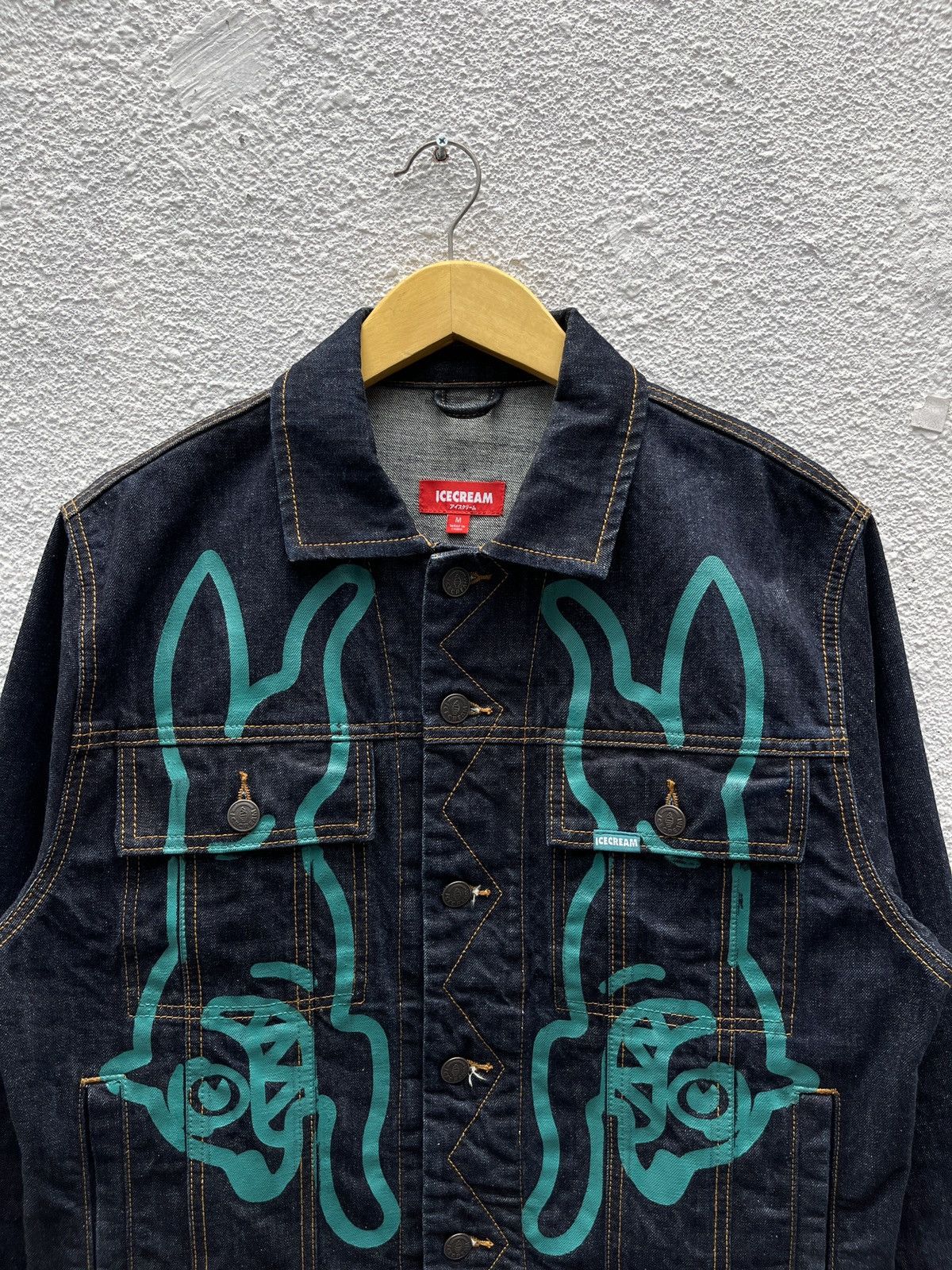 Icecream BBC Icecream “Running Dog” Heavy Denim Jacket Size US M / EU 48-50 / 2 - 2 Thumbnail
