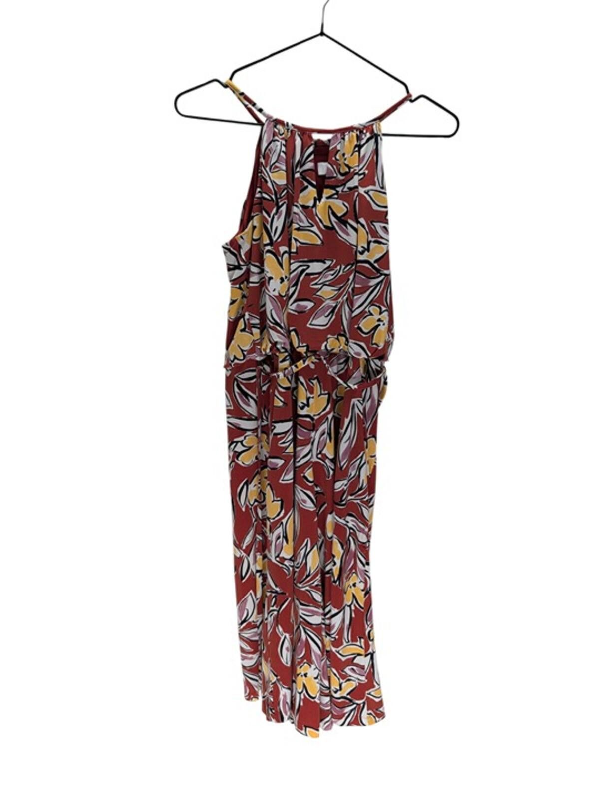 Carhartt Wip Wisp Petites Floral Halter Tie Waist Jumpsuit Size 2 Petite Size 26" / US 2 / IT 38 - 1 Thumbnail