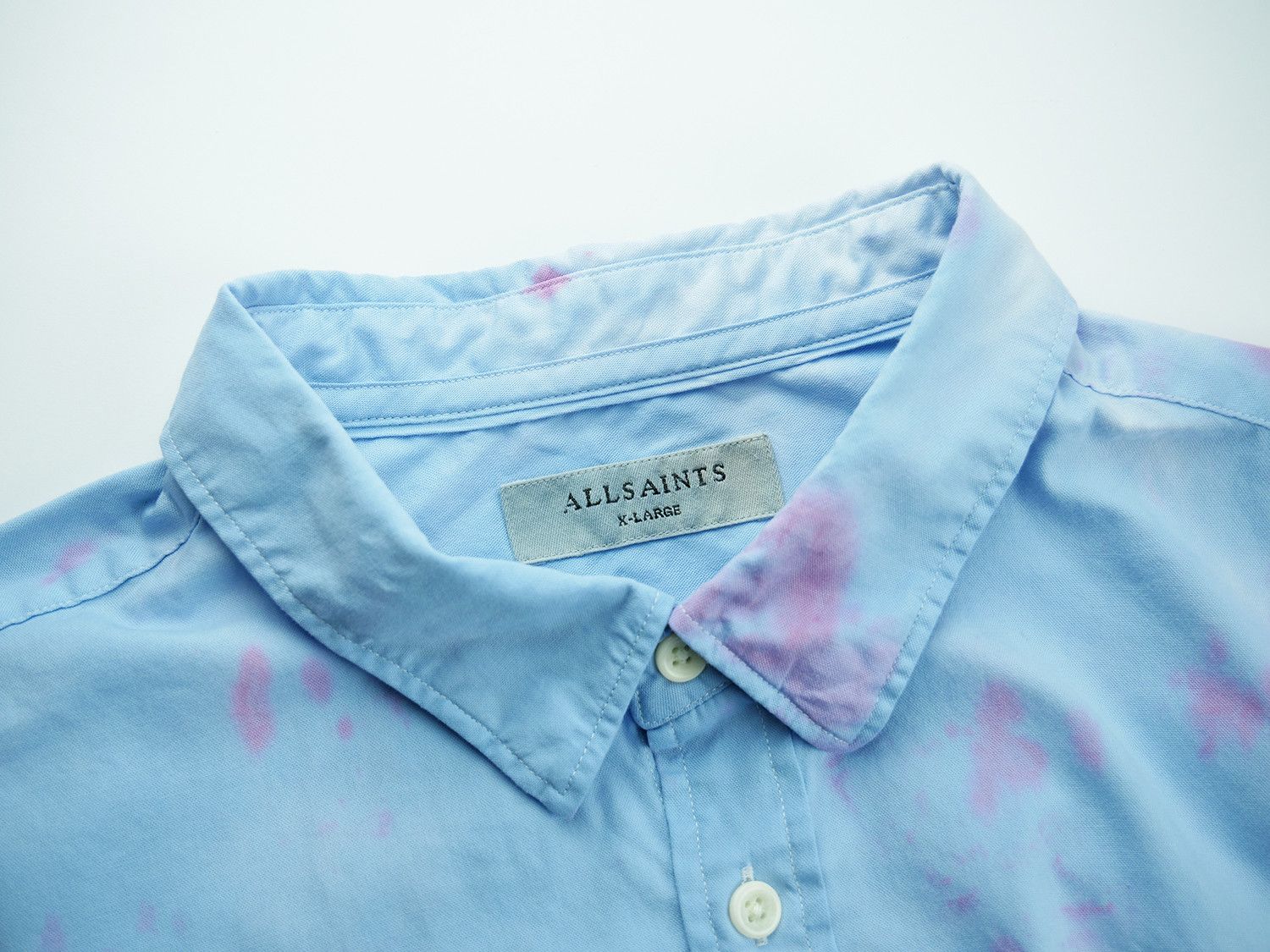 Allsaints Allsaints color dye custom shirt Size US XL / EU 56 / 4 - 3 Thumbnail