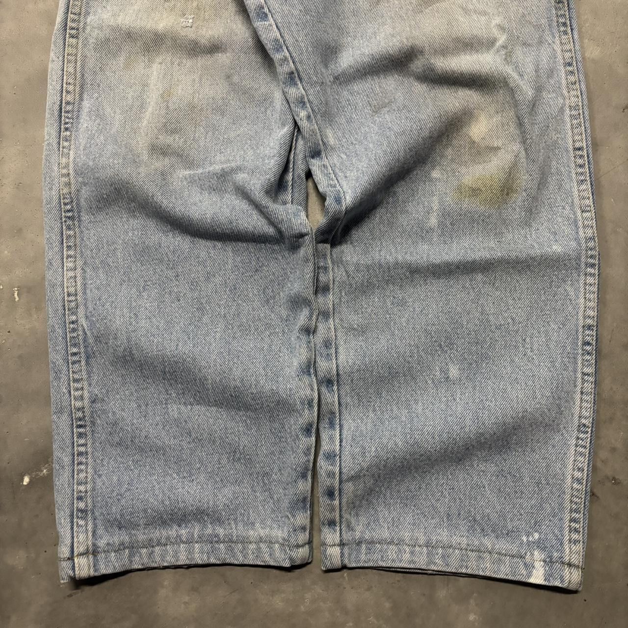 Japanese Brand × Vintage Crazy Vintage 90s Light Wash Essential Denim Jeans! Size US 34 / EU 50 - 6 Thumbnail