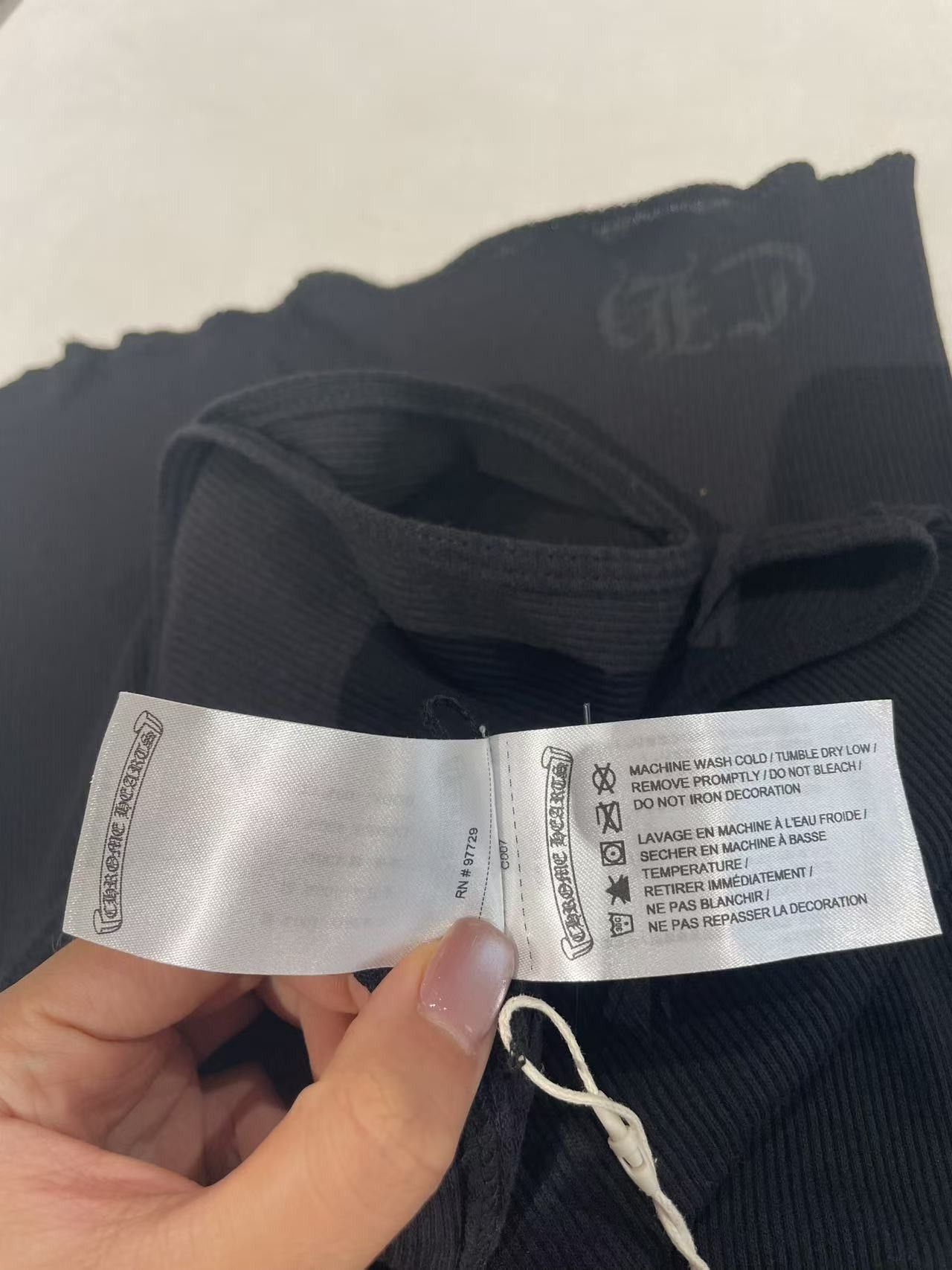 Chrome Hearts Chrome Hearts Neck Logo Black Tank Top Size M / US 6-8 / IT 42-44 - 7 Thumbnail