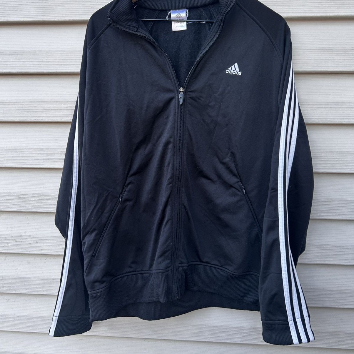 Adidas × Vintage 2005 adidas black light zip up sweatshirt Size US L / EU 52-54 / 3 - 3 Thumbnail