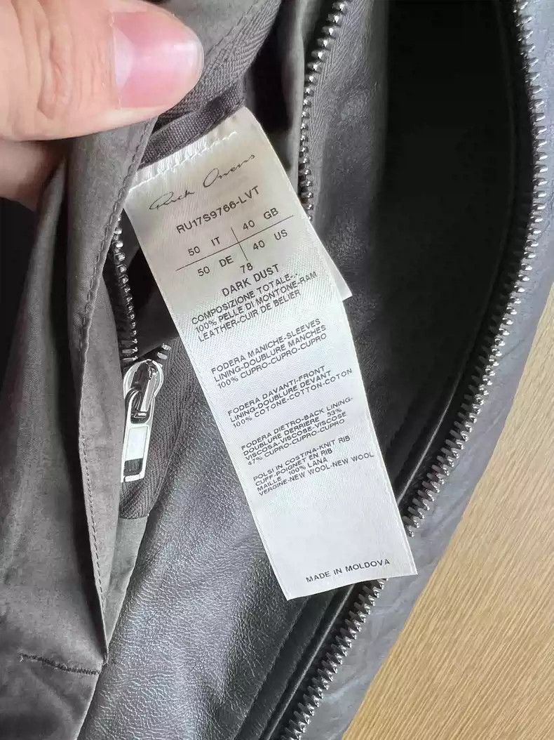 Rick Owens Rick Owens Main line ninja leather hoodie-2505 Size US L / EU 52-54 / 3 - 5 Thumbnail