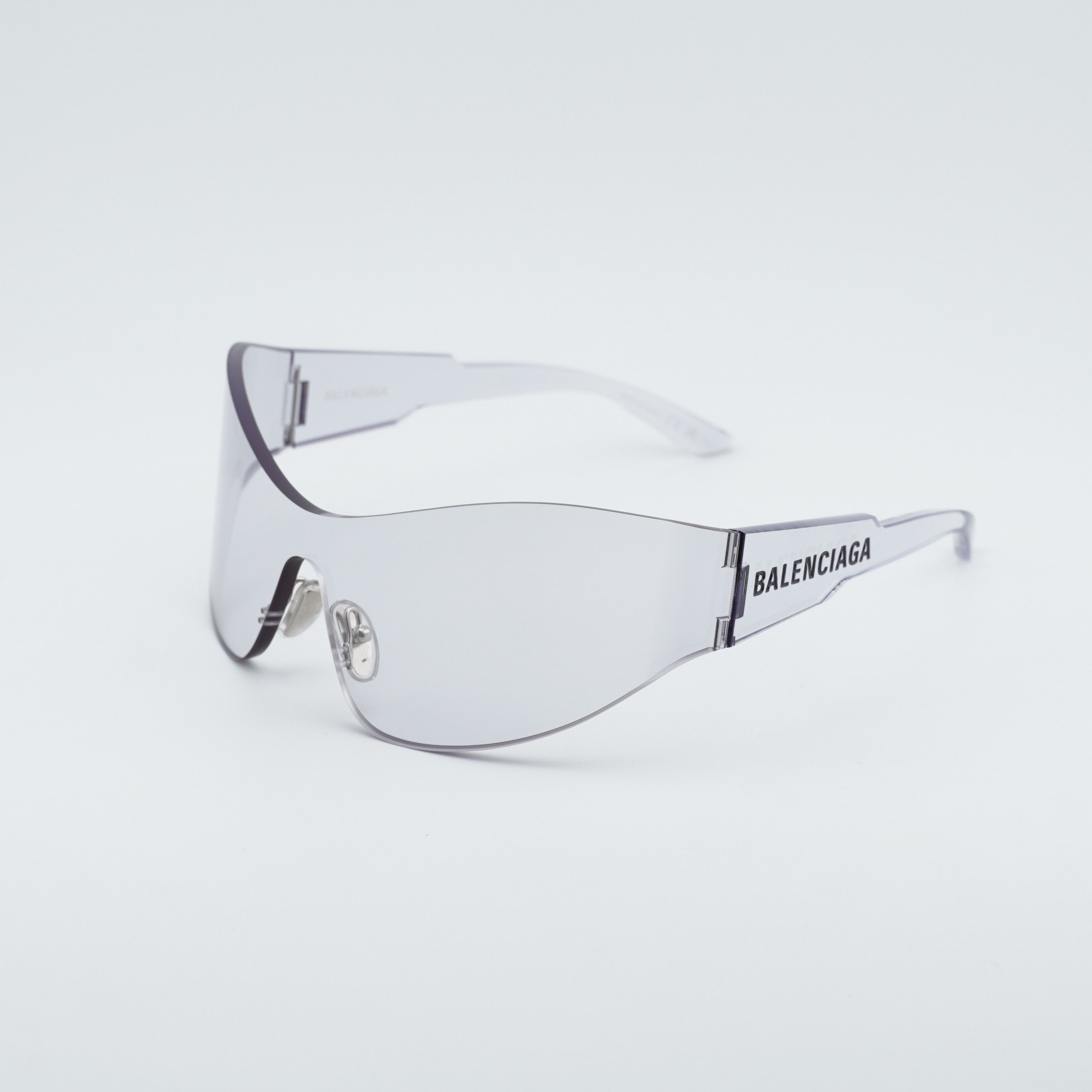 Balenciaga Balenciaga BB0257S 002 Women Sunglasses Clear Cat Eye Frame Size ONE SIZE - 1 Thumbnail