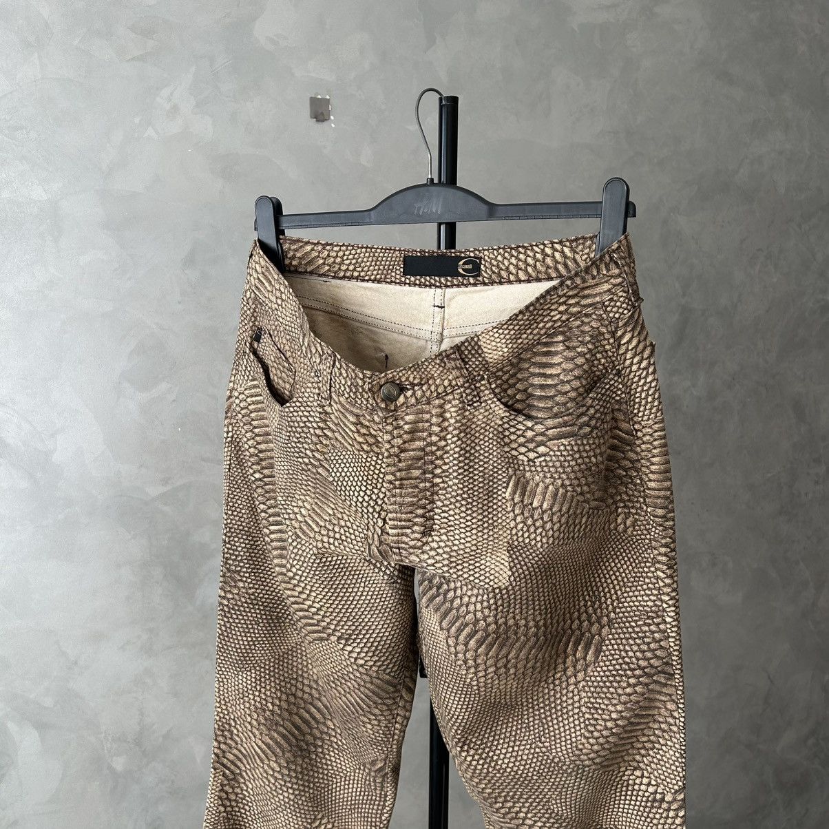 Just Cavalli 00s Just Cavalli Python Snakeskin Flared Pants Size US 32 / EU 48 - 10 Thumbnail