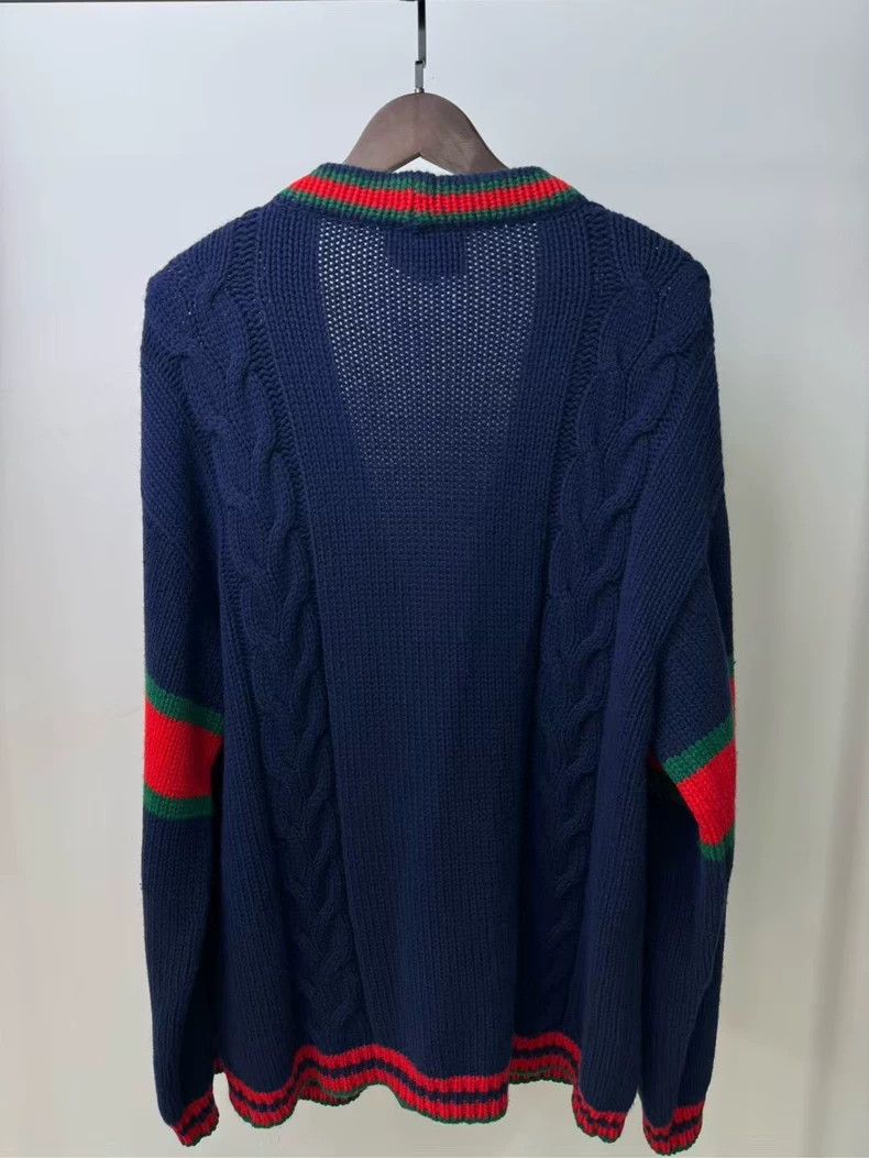 Gucci Gucci Red and blue knitted cardigan jacket 2502-Nextarrow Size US XXL / EU 58 / 5 - 2 Thumbnail