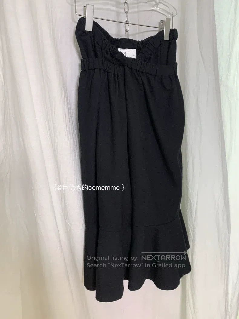 Comme des Garcons Comme des Garcons size F Layered Irregularly Assembled Bla Size 23" - 2 Thumbnail