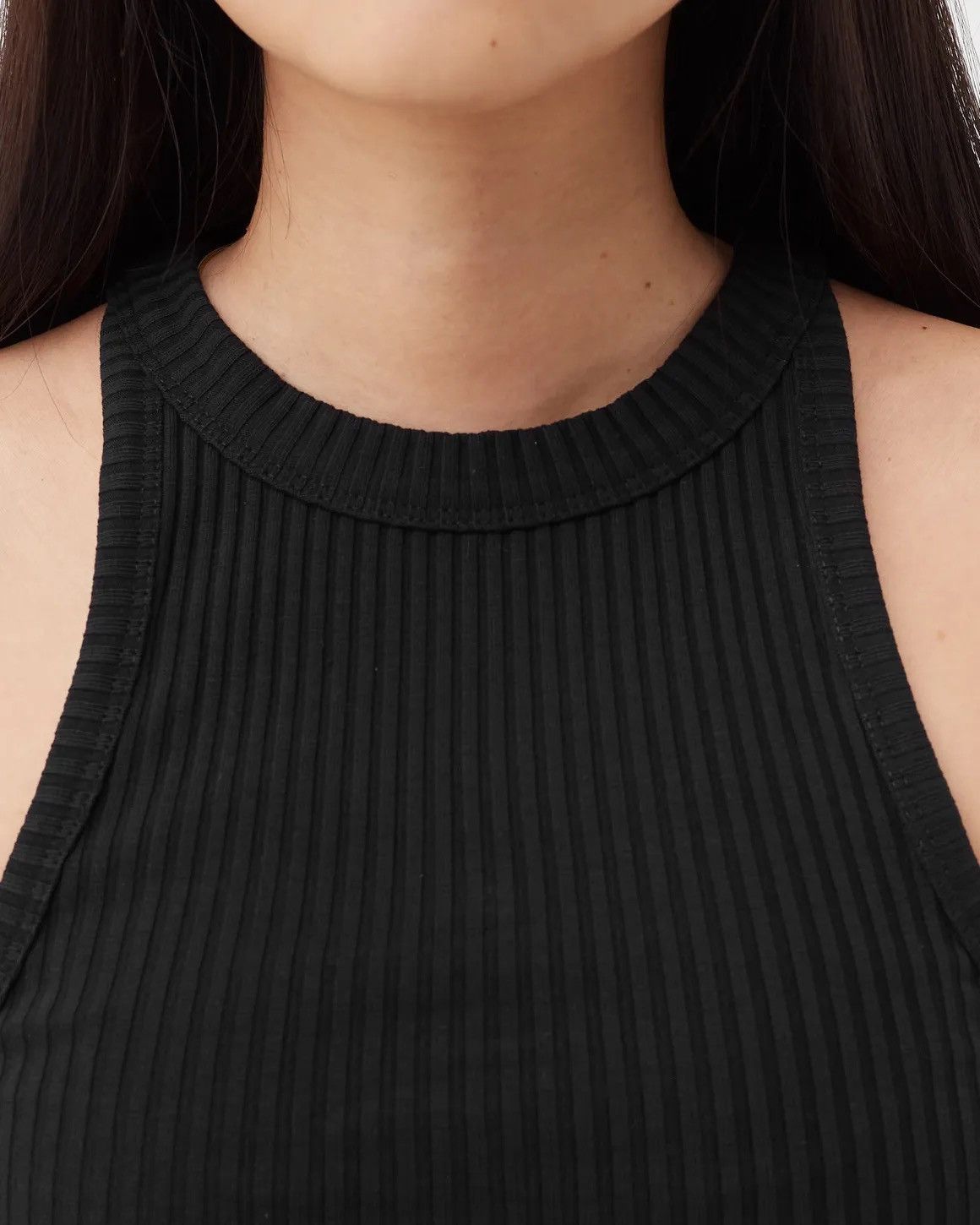 Han Kjobenhavn !DS! SS23 Han Kjobenhavn Cropped Racer Black Top Size L / US 10 / IT 46 - 7 Thumbnail