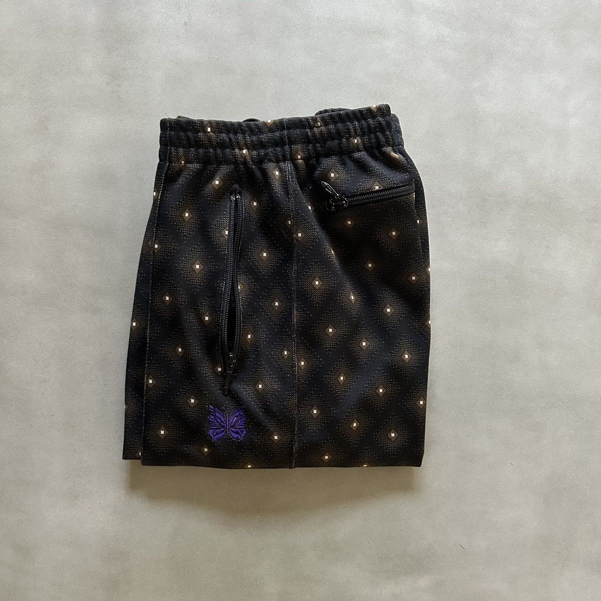 Needles Needles Black Brown cropped Track Pant Size US 32 / EU 48 - 1 Thumbnail