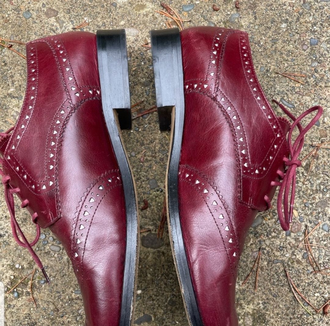 Other Miss L Fire burgundy oxfords Size US 8.5 / IT 38.5 - 2 Thumbnail