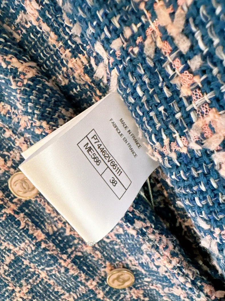 Chanel Chanel 23P Spring and Summer Preview Pink and Blue Plaid T Size XS / US 0-2 / IT 36-38 - 8 Thumbnail