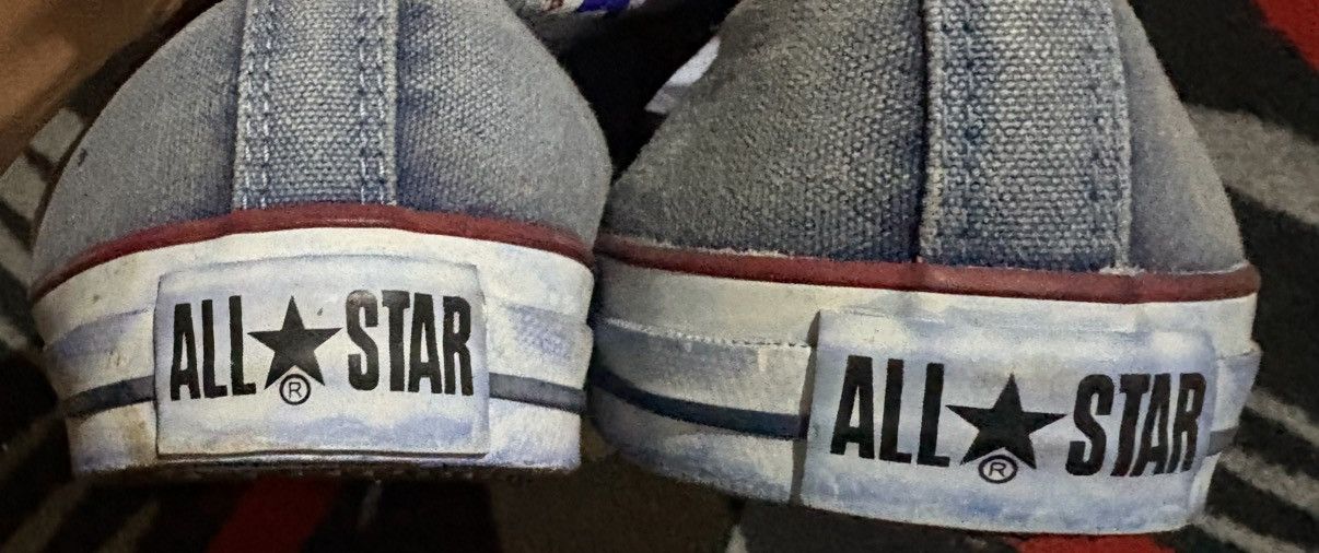 Converse Distressed Indigo Finish Hi Tops Size US 10 / EU 43 - 6 Thumbnail