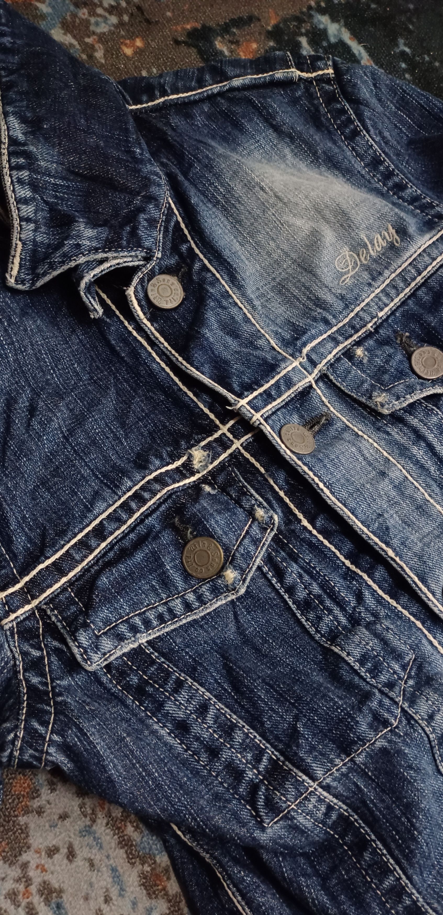 Japanese Brand Delay by Ufin & Sons Denim Jumpsuit Size 31" - 12 Thumbnail