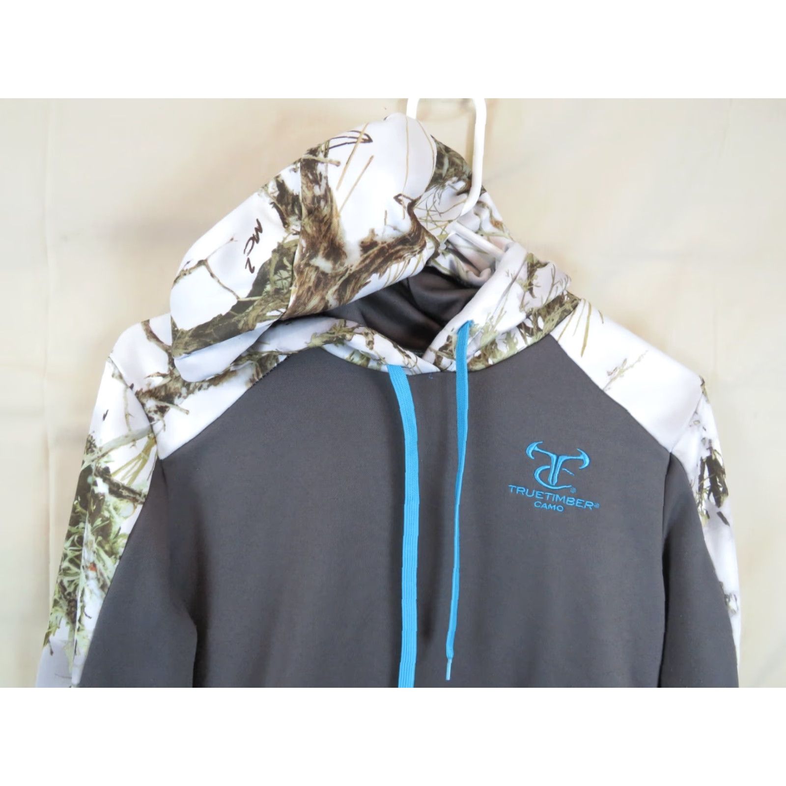 Altea Ladies True Timber snow Camo teal M Pull over hoodie shirt Size M / US 6-8 / IT 42-44 - 3 Thumbnail