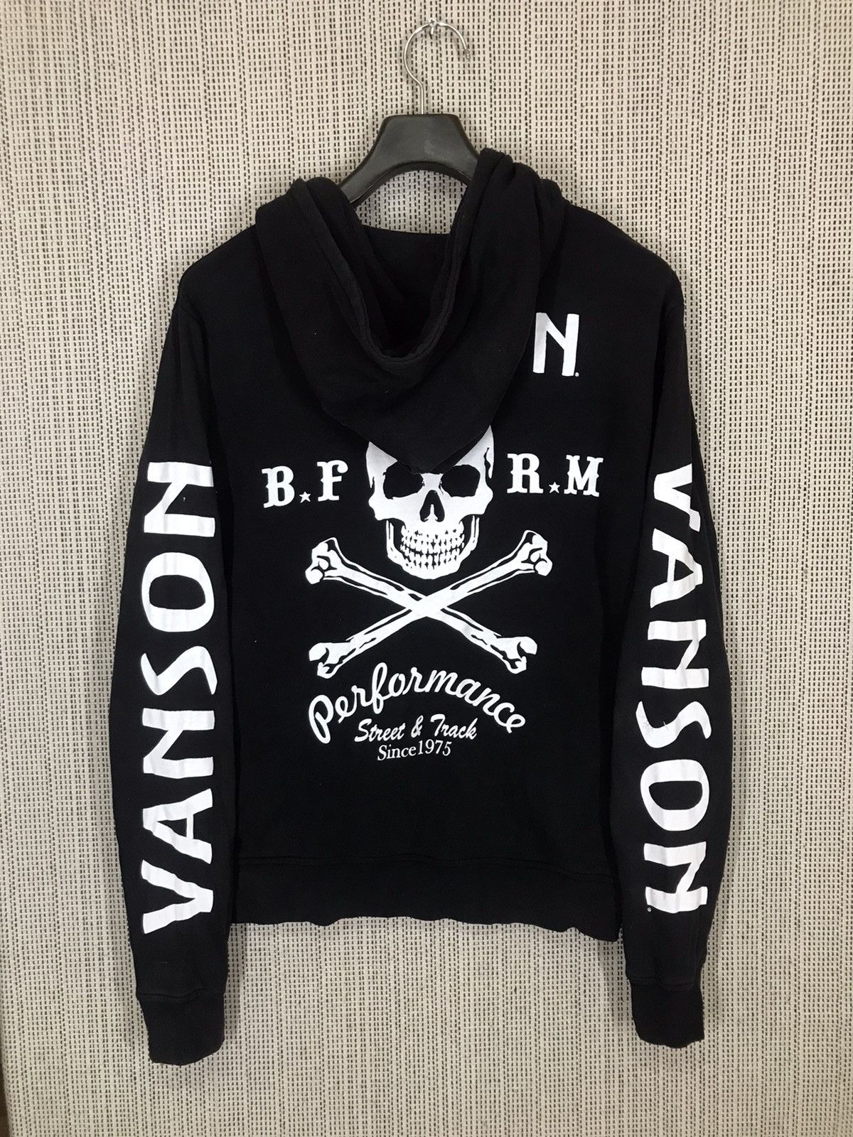 If Six Was Nine LAST DROP 🔥VANSON LEATHERHOODIE SPELLOUT BIG LOGO VERY RATS‼️ Size US L / EU 52-54 / 3 - 2 Thumbnail
