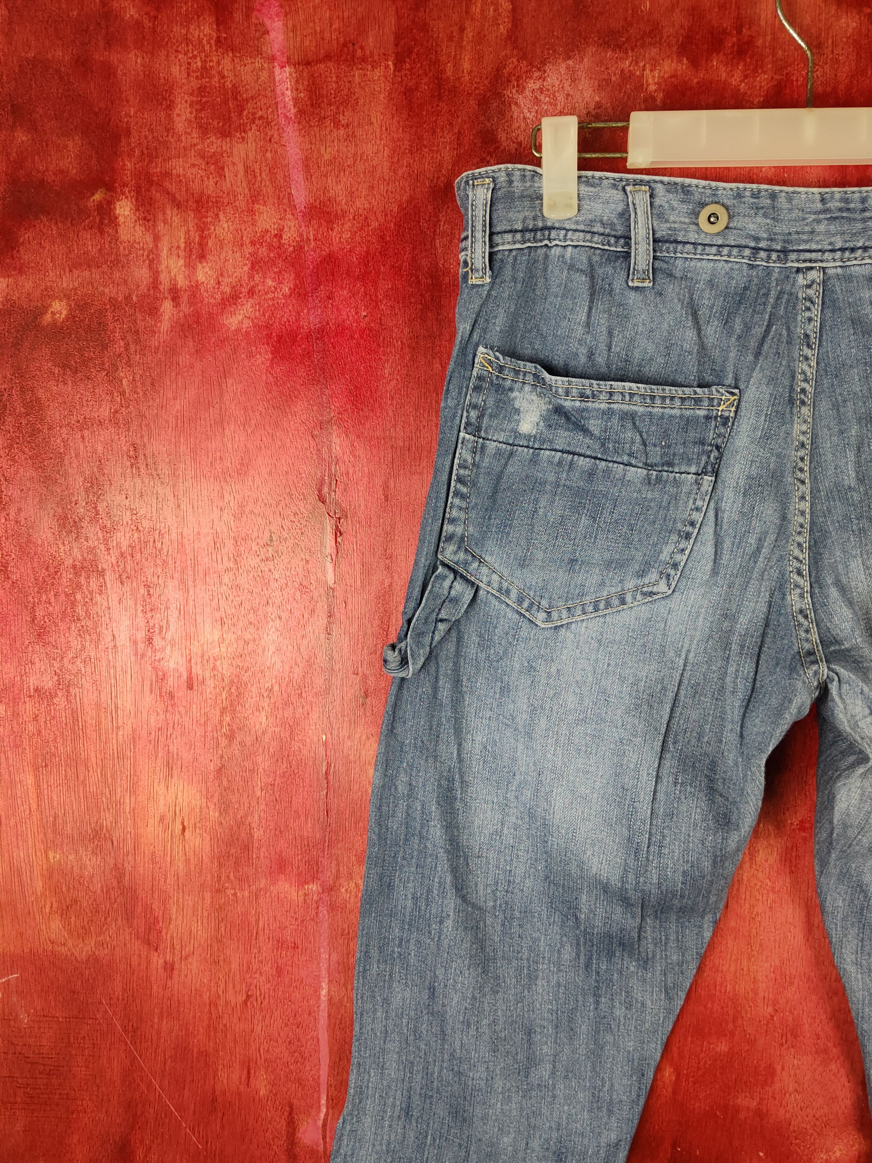 Japanese Brand Japanese Brand Blue Distressed Ripped Jeans #S1807 Size 30" / US 8 / IT 44 - 8 Thumbnail