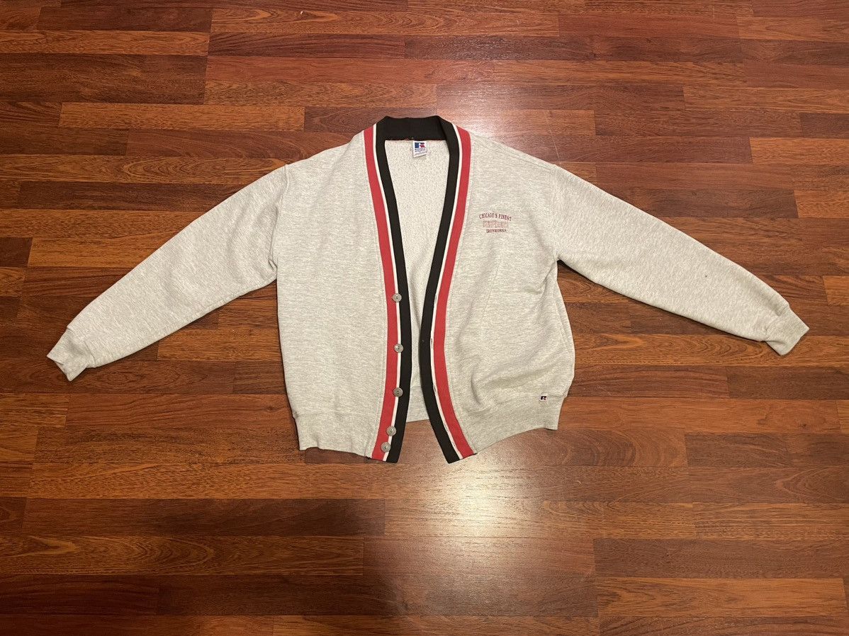Russell Athletic × Vintage Vintage Made in USA Russel Athletic Cardigan Size US L / EU 52-54 / 3 - 1 Thumbnail