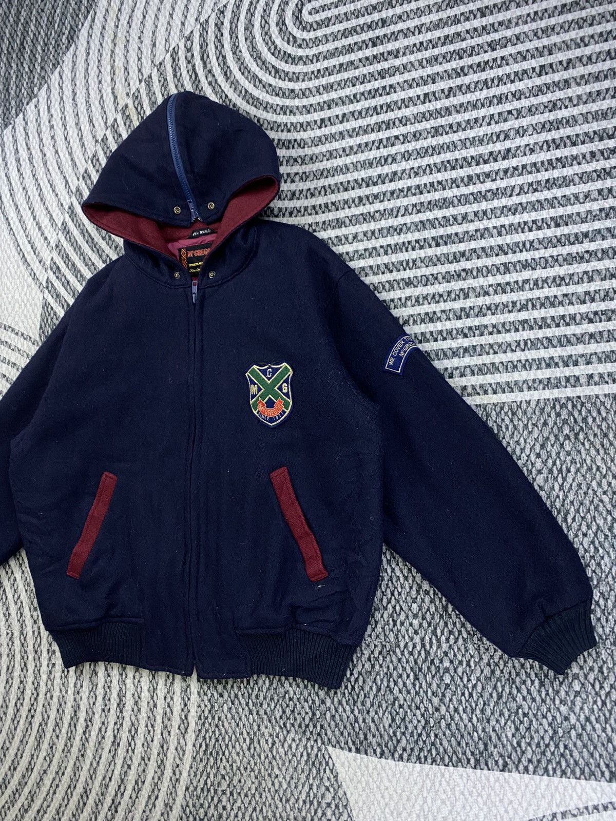 McGregor Vtg McGregor Hybrid Hooded Wool Jacket Size US M / EU 48-50 / 2 - 5 Thumbnail