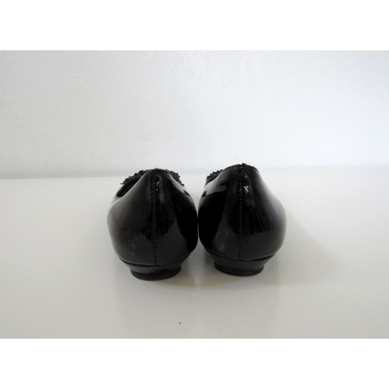 Loeffler Randall LOEFFLER RANDALL Black Ballet Flats Size 7B Women's Italian Leather Slip On Casual Leather Size US 7 / IT 37 - 5 Thumbnail