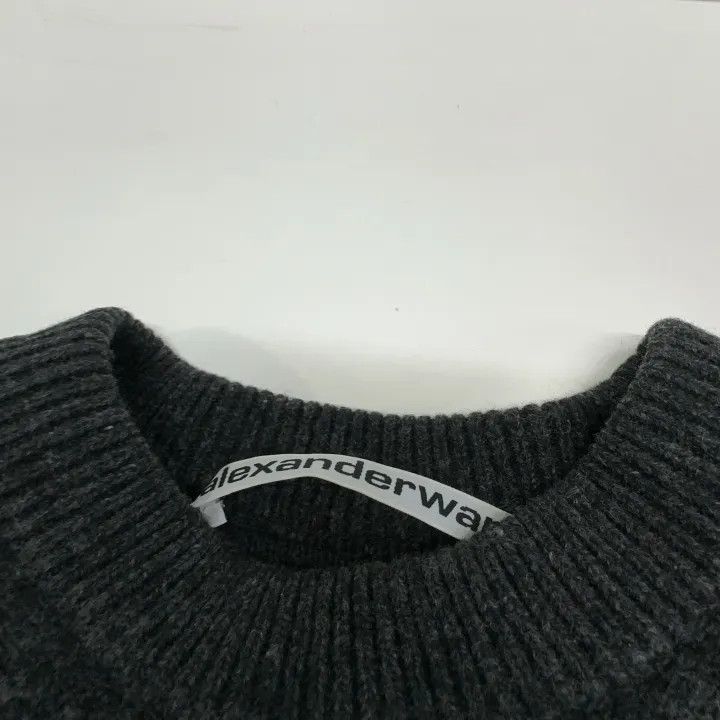 Alexander Wang Alexander Wang SS22 Black Cropped Sweater - Size S / US 4 / IT 40 - 7 Thumbnail
