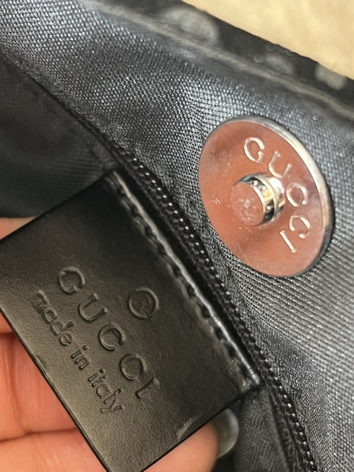 Gucci Vintage Gucci Tom Ford Bag Black Suede Excellent Condition Size ONE SIZE - 11 Thumbnail