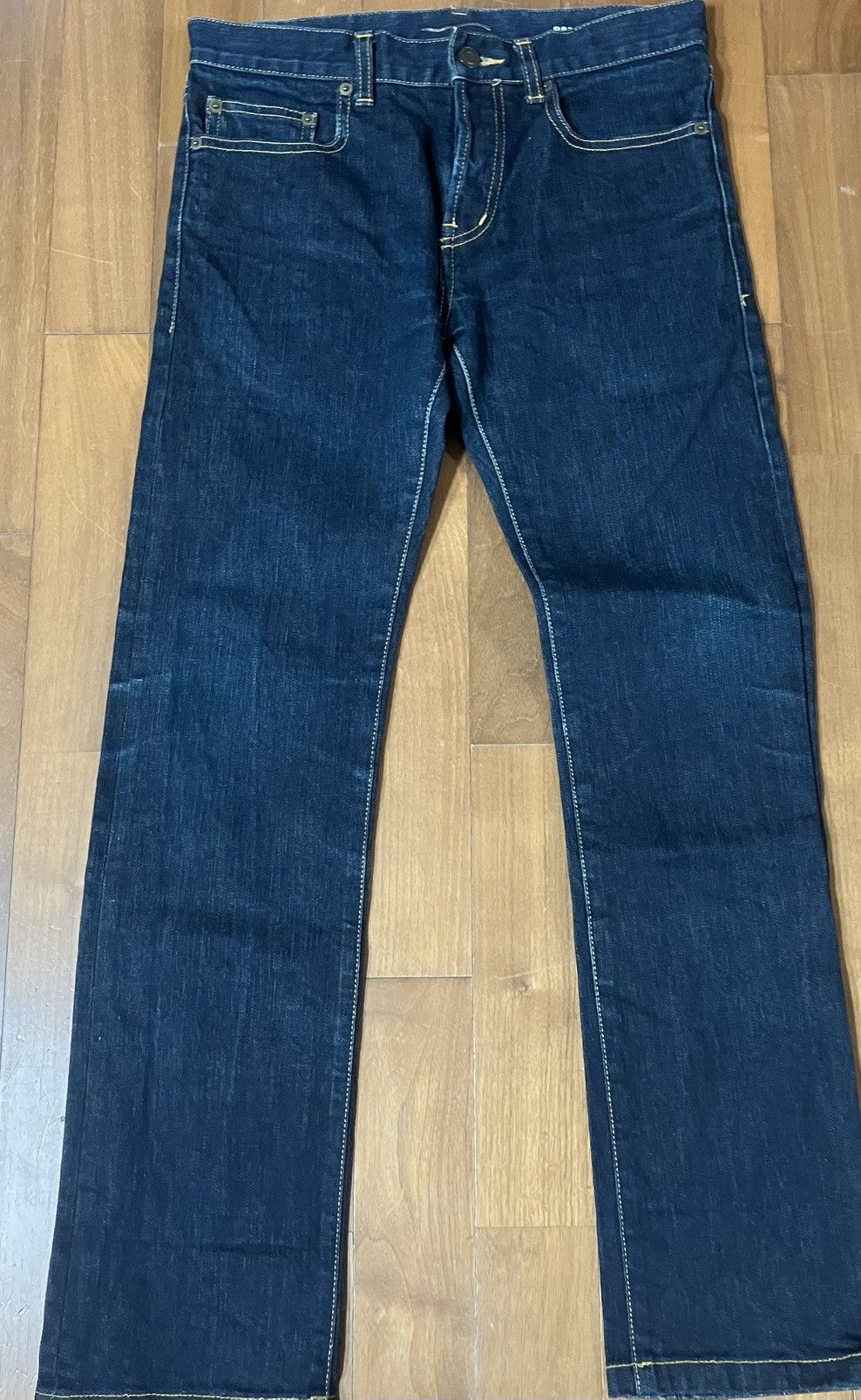 hedi slimane saint laurent 13fw indigo jeans