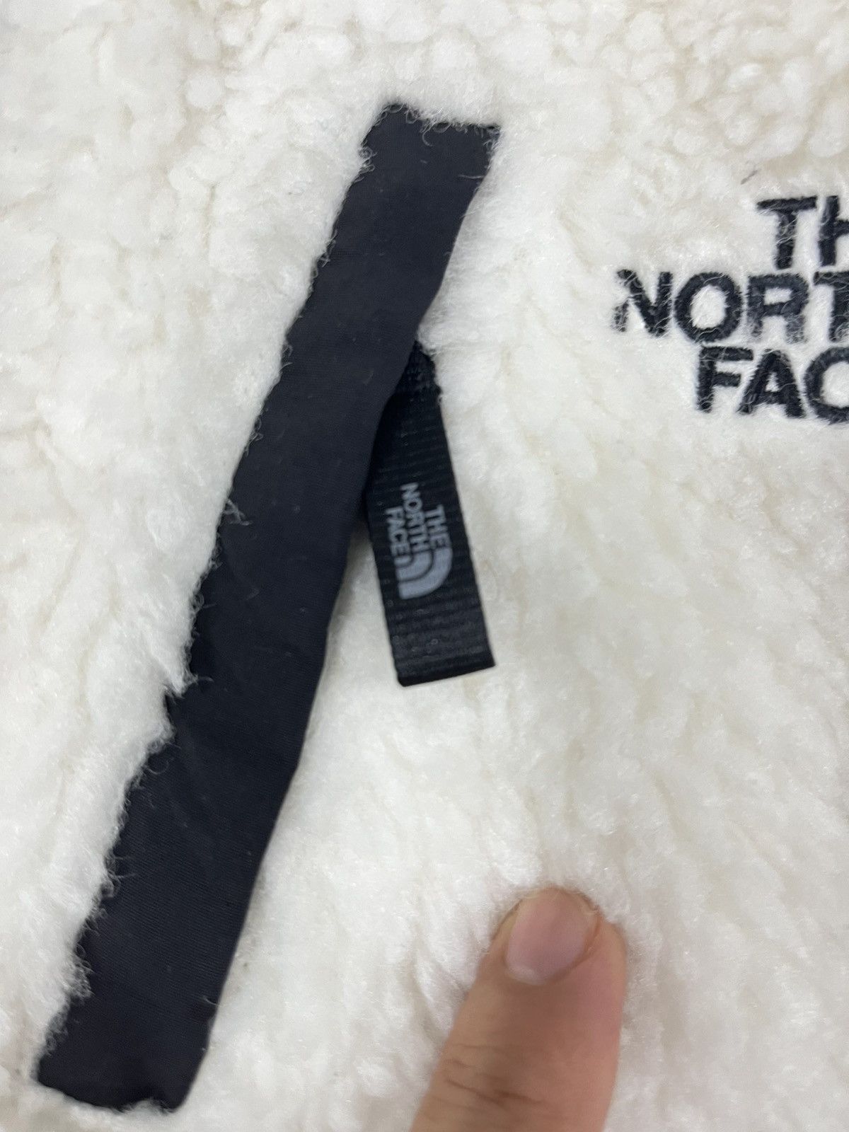 The North Face × Vintage The North Face Fleece White Enbroidery Logo Size S Size US S / EU 44-46 / 1 - 7 Thumbnail