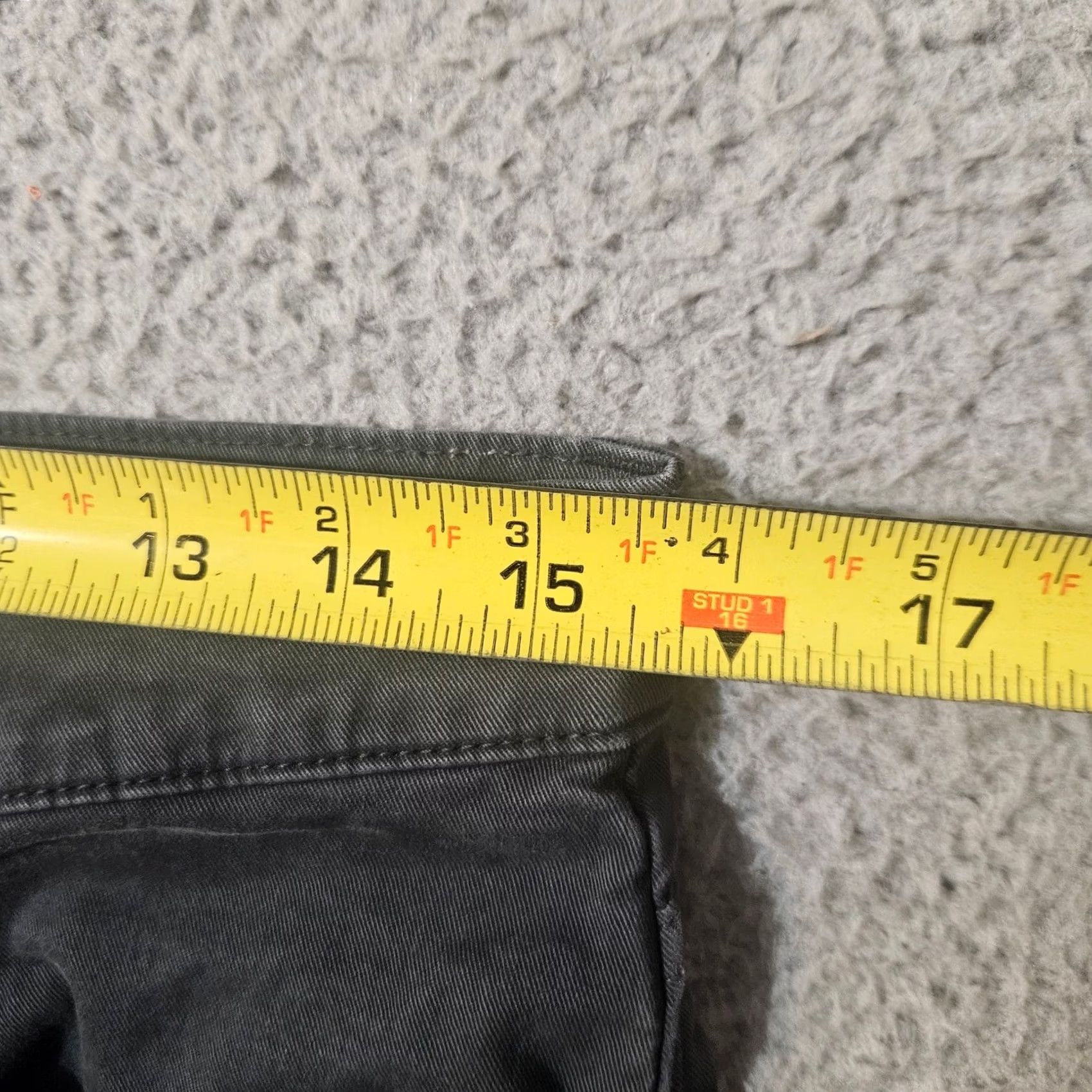 Flint And Tinder Flint and Tinder Pants Mens 31 x 32 Gray Straight Fit Chino Stretch 5 Pocket Size US 31 - 7 Thumbnail