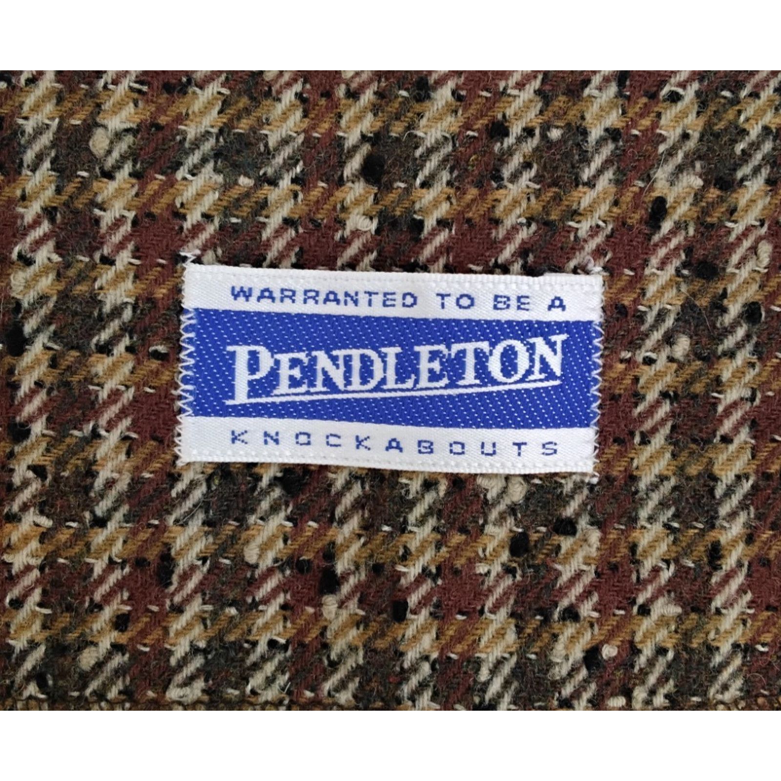 Pendleton Pendleton Knockabouts Shift Dress Women's 6 Brown VTG 1990s Size M / US 6-8 / IT 42-44 - 6 Thumbnail