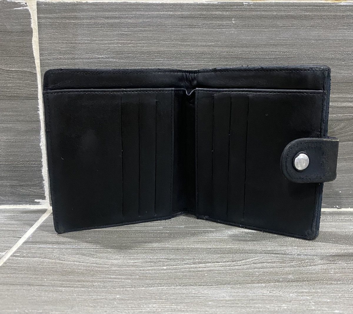 Chanel Chanel Black Leather CC Bifold Wallet Size ONE SIZE - 2 Thumbnail