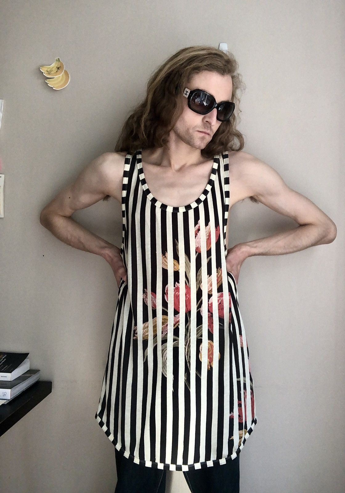 Dries Van Noten Dries Van Noten Oversized Striped Tulip Tank Size US S / EU 44-46 / 1 - 3 Thumbnail